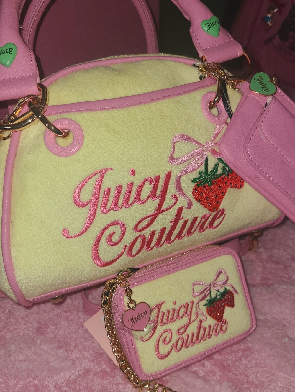 Juicy Couture Bag & Wallet Set 🍓